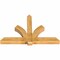 Ekena Millwork Redmond Rough Sawn Timber Gable Bracket, Western Red Cedar, 72"W x 48"H x 6"D x 6"F, 16/12 Pitch GBW072X48X0606RED00RWR - alternate 5